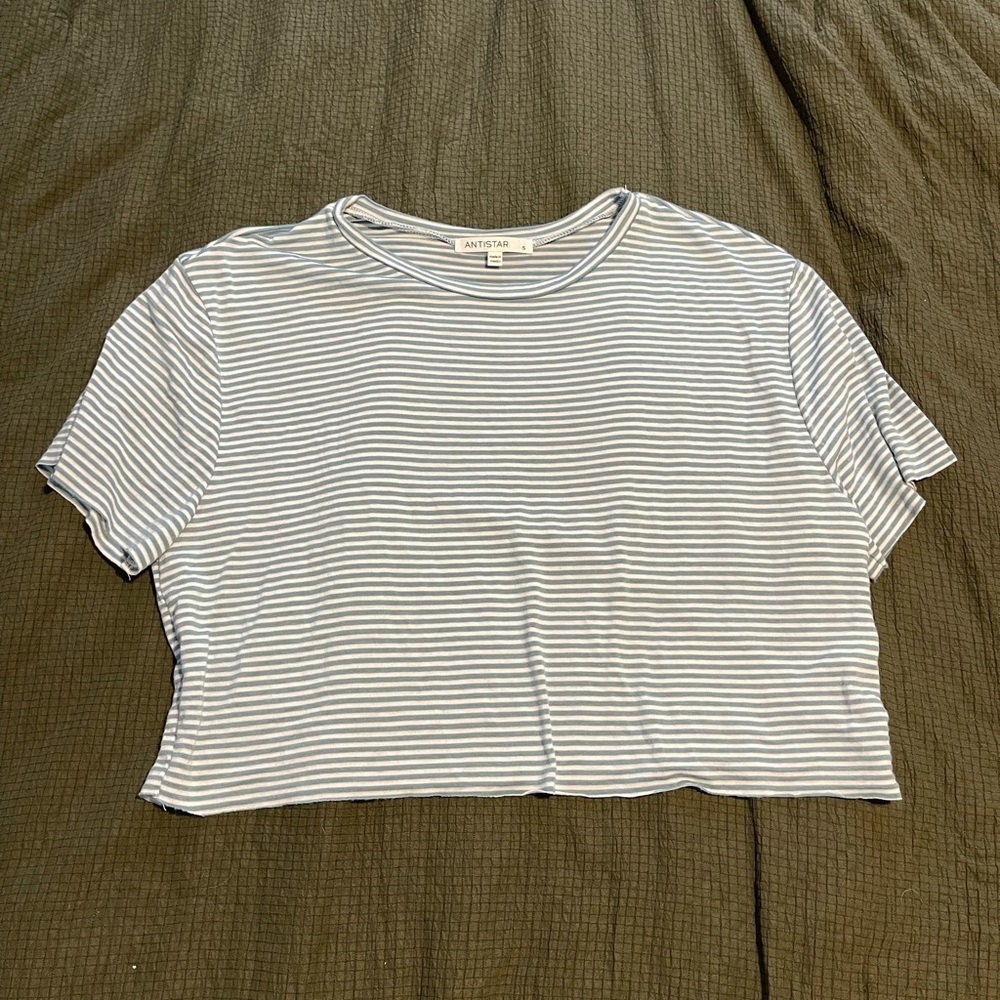 Antistar blue and white striped Women's Top